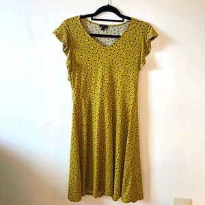 Ann Taylor Yellow Dress Small Petite
